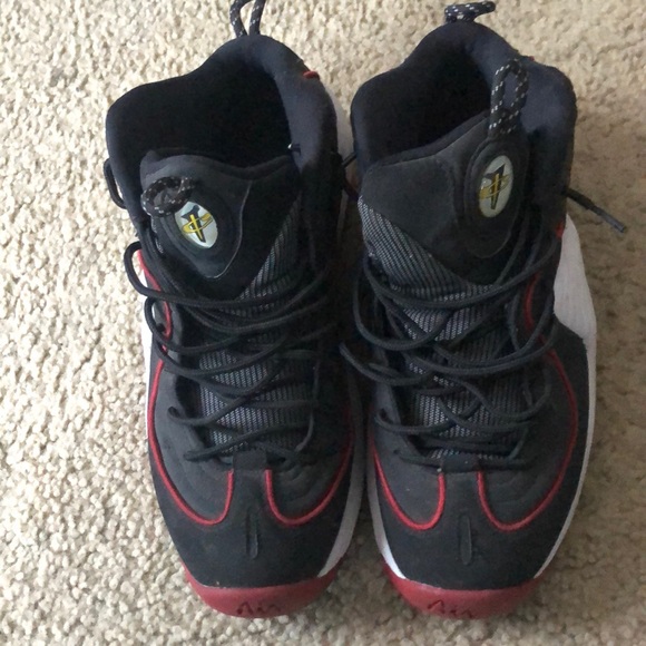 Nike Air Penny 2 GS 'Miami Heat' Youth Sneakers - Picture 2 of 3